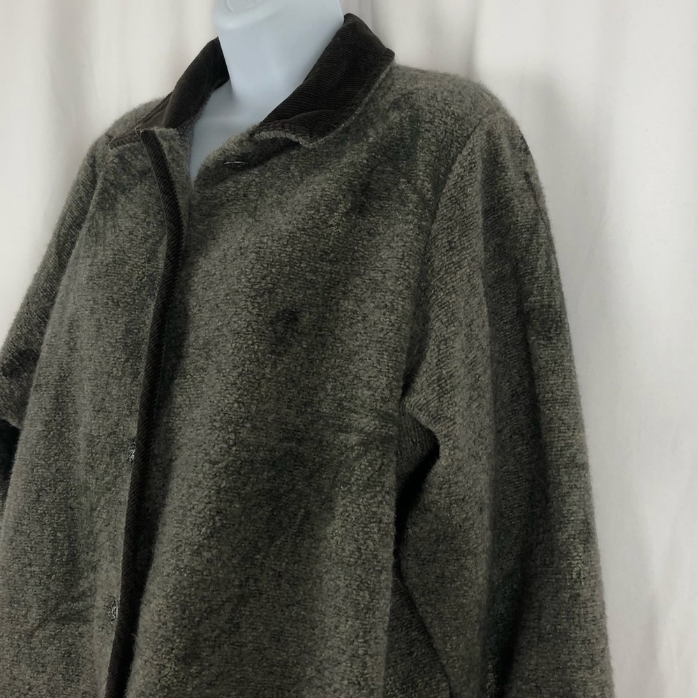 Artisans Fleece Button Front Jacket Pockets L - image 7